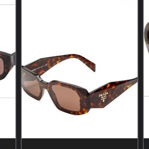 Prada Brown Tortoise Sunglasses